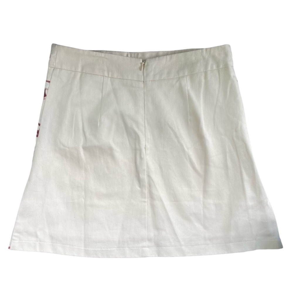 Lulus‎ Don't Stop the Party Beige Embroidered Mini Skirt NWT SIZE XL - Picture 6 of 14